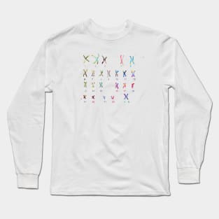 Female Chromosome idiogram Long Sleeve T-Shirt